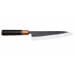 Couteau de chef 21cm japonais artisanal Yuzo Black SLD ébène et olivier