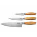Coffret 3 couteaux Wusaki 10CR damas Chef + Office + Universel