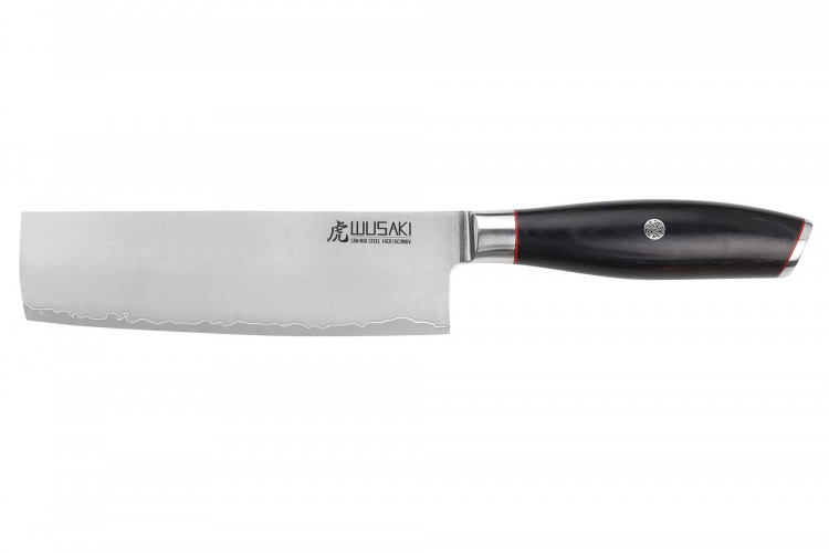 Couteau nakiri 17cm Wusaki Fujiko Black 10CR