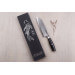 Couteau santoku 18cm Wusaki Fujiko Black 10CR