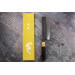 Couteau nakiri 16,5cm japonais artisanal Yuzo Black SLD ébène et olivier
