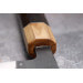 Couteau nakiri 16,5cm japonais artisanal Yuzo Black SLD ébène et olivier