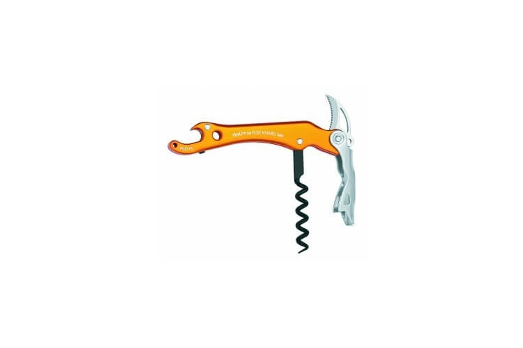 Tire bouchon VINUM manche 12cm alu anodisé orange