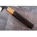 Couteau sujihiki 24cm japonais artisanal Yuzo Black SLD ébène et olivier