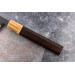 Couteau sujihiki 27cm japonais artisanal Yuzo Black SLD ébène et olivier