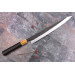 Couteau sujihiki 27cm japonais artisanal Yuzo Black SLD ébène et olivier