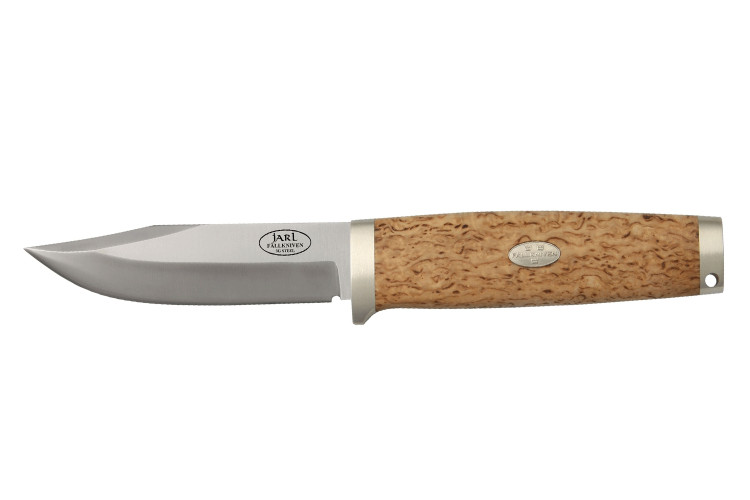 Couteau Fallkniven Jarl SK1 lame 9,7cm manche bouleau + &eacute;tui en cuir