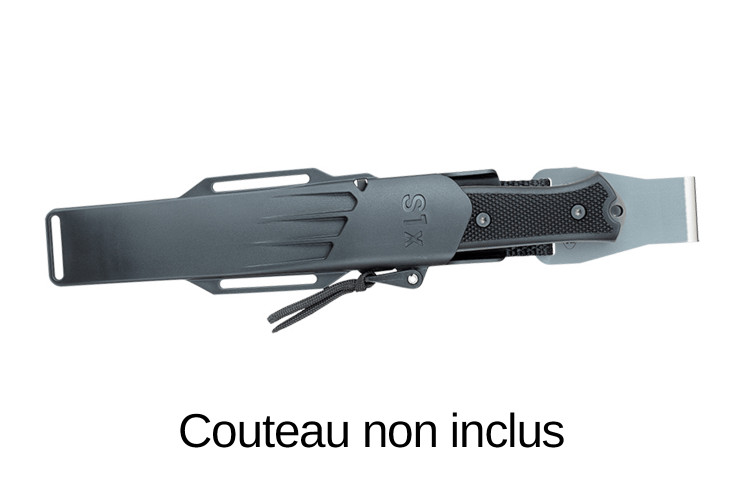 Etui Fallkniven S1XEZCLIP pour couteau S1x en zytel avec clip inox
