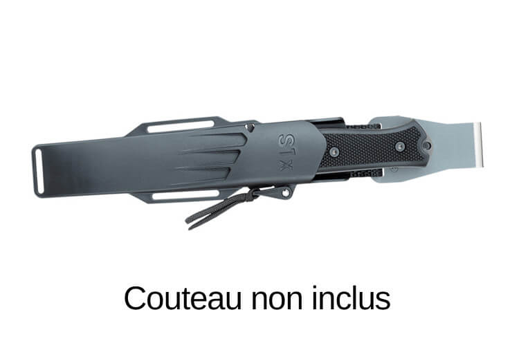 Etui Fallkniven S1XEZCLIP pour couteau S1x en zytel avec clip inox