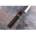 Couteau sujihiki 27cm japonais artisanal Yuzo Black SLD ébène et cognassier