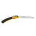 Scie pliante d'élagage Silky F180 141-18 lame droite manche caoutchouc bicolore noir/orange 14cm