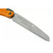 Scie pliante d'élagage Silky F180 141-18 lame droite manche caoutchouc bicolore noir/orange 14cm