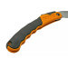 Scie pliante d'élagage Silky F180 141-18 lame droite manche caoutchouc bicolore noir/orange 14cm