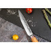 Coffret 3 couteaux Wusaki Damas 10Cr olivier Santoku + Universel + Office
