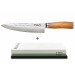 Pack Couteau de chef Wusaki Damas 10cr 20cm + Pierre à aiguiser 3000/8000