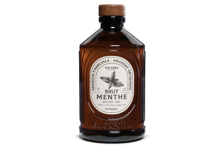 Sirop de menthe brut artisanal Bacanha certifi&eacute; biologique 40cl
