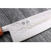 Couteau santoku 16,5cm japonais artisanal Yuzo SLD olivier et cognassier
