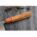 Couteau santoku 16,5cm japonais artisanal Yuzo SLD olivier et cognassier