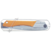 Scie pliante d'élagage Silky Gomboy 717-24 lame courbée manche caoutchouc orange 27cm