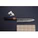 Couteau gyuto 24cm japonais artisanal Masashi Yamamoto SLD Kuro damas