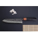 Couteau gyuto 24cm japonais artisanal Masashi Yamamoto SLD Kuro damas