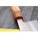 Couteau nakiri 16,5cm japonais artisanal Yuzo SLD olivier et cognassier