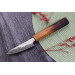 Couteau d'office japonais artisanal Wusaki Yaketa AUS10 damas 8cm