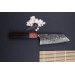 Couteau ko-bunka 13,5cm japonais artisanal Masashi Yamamoto SLD Kuro damas