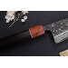 Couteau santoku 16,5cm japonais artisanal Masashi Yamamoto SLD Kuro damas