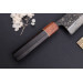 Couteau santoku 16,5cm japonais artisanal Masashi Yamamoto SLD Kuro damas