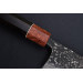Couteau nakiri 16,5cm japonais artisanal Masashi Yamamoto SLD Kuro damas