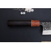 Couteau nakiri 16,5cm japonais artisanal Masashi Yamamoto SLD Kuro damas
