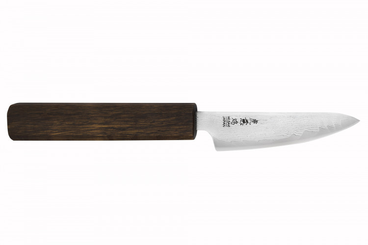 Couteau d'office japonais artisanal Wusaki Unagi AUS10 8cm