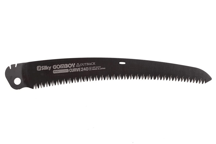 Lame noire courb&eacute;e de rechange 24cm Silky 753-24 pour scie Gomboy Outback Edition