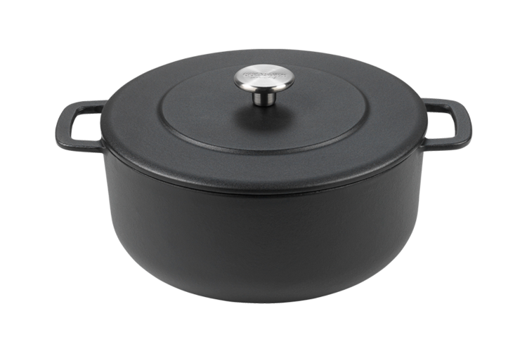 Cocotte Combekk Sous-chef Dutch Oven en fonte &eacute;maill&eacute;e noir