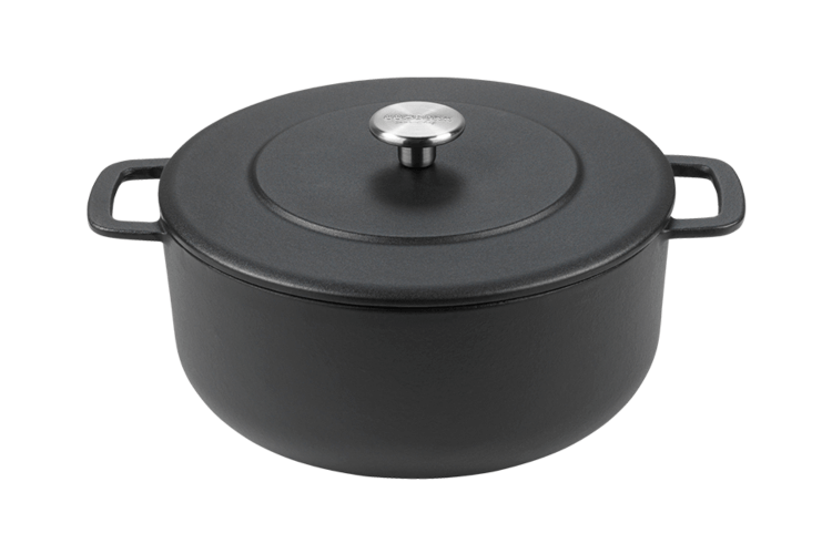 Cocotte Combekk Sous-chef Dutch Oven en fonte émaillée noir