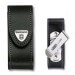 Etui cuir noir + clip Victorinox pour couteaux suisses 9,1cm - 6 à 14 pièces