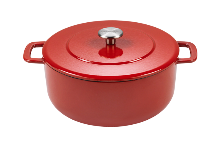 Cocotte Combekk Sous-chef Dutch Oven en fonte &eacute;maill&eacute;e rouge