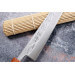 Couteau sujihiki 24cm japonais artisanal Yuzo SLD olivier et cognassier