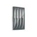 Coffret de 4 couteaux à steak Arcos Steel-Force tout en inox lame dentelée 11cm