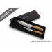 Coffret de 2 couteaux Wusaki Damas VG10 manches en olivier Santoku + Office - Reconditionné