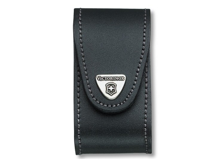 Etui cuir rouge Victorinox pour couteaux suisses 9,1cm - 15 &agrave; 23 pi&egrave;ces