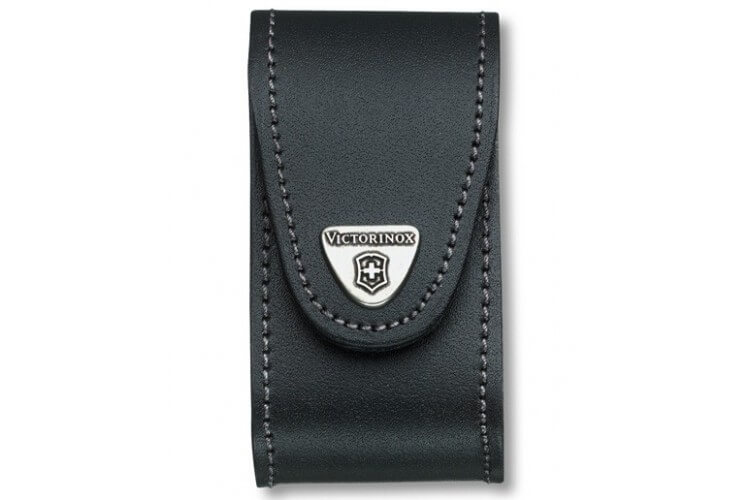 Etui cuir rouge Victorinox pour couteaux suisses 9,1cm - 15 à 23 pièces