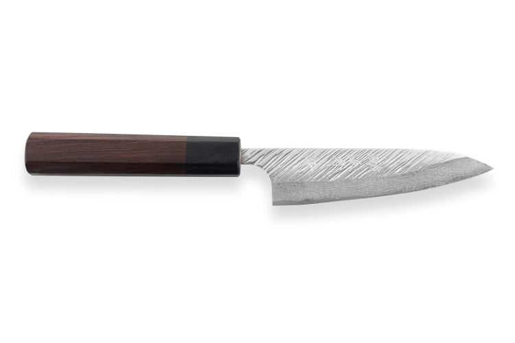 Couteau universel japonais artisanal Yu Kurosaki Fujin 12cm SG2 Damascus 33 couches