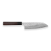 Couteau santoku japonais artisanal Yu Kurosaki Fujin 16,5cm SG2 Damascus 33 couches