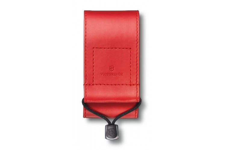 Etui cuir synthétique rouge Victorinox pour couteaux suisses 9,1cm - 6 à 14 pièces
