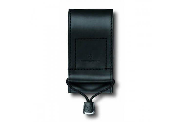 Etui cuir synthétique noir Victorinox pour couteaux suisses 9,1cm - 6 à 14 pièces