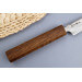 Couteau d'office japonais artisanal Wusaki Unagi AUS10 damas 8cm manche chêne