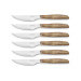 Coffret de 6 couteaux à steak/pizza Arcos lame dentelée 11cm