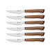 Coffret de 6 couteaux à steak/pizza Arcos forgé lame lisse 11cm